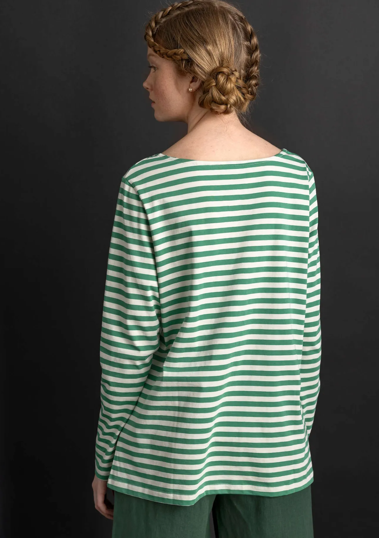Gudrun Sjödén Basic-Streifenshirt aus Bio-Baumwolle> Pullover & Shirts