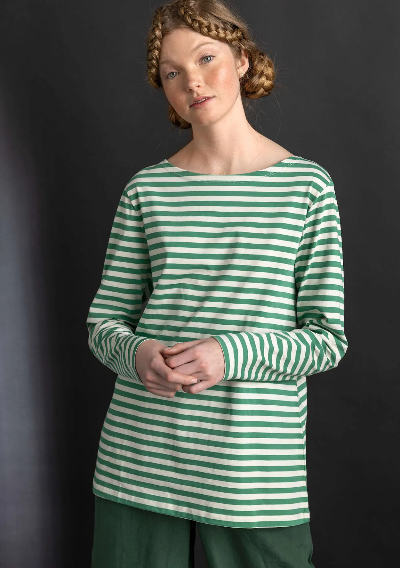 Gudrun Sjödén Basic-Streifenshirt aus Bio-Baumwolle> Pullover & Shirts