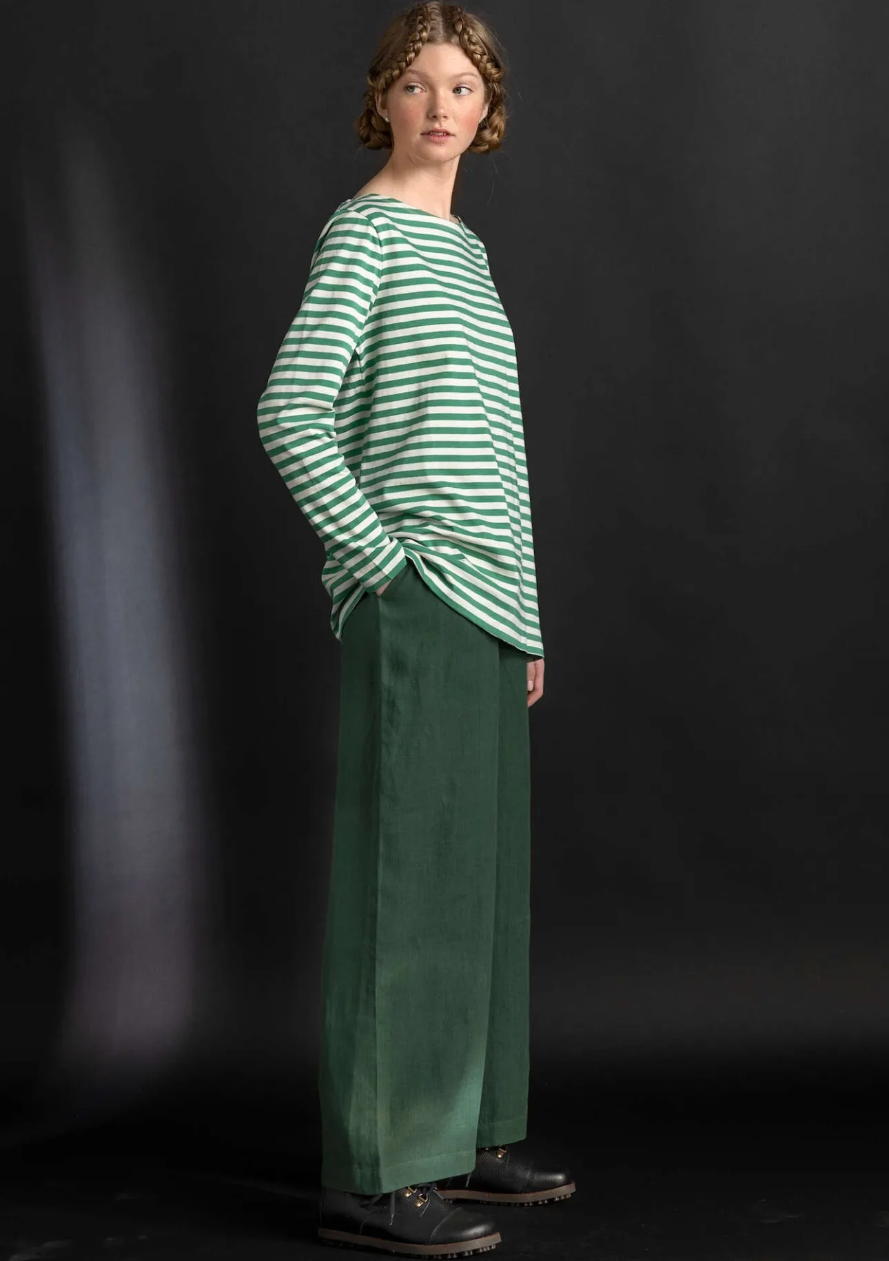 Gudrun Sjödén Basic-Streifenshirt aus Bio-Baumwolle> Pullover & Shirts