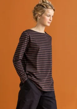 Gudrun Sjödén Basic-Streifenshirt aus Bio-Baumwolle> Pullover & Shirts