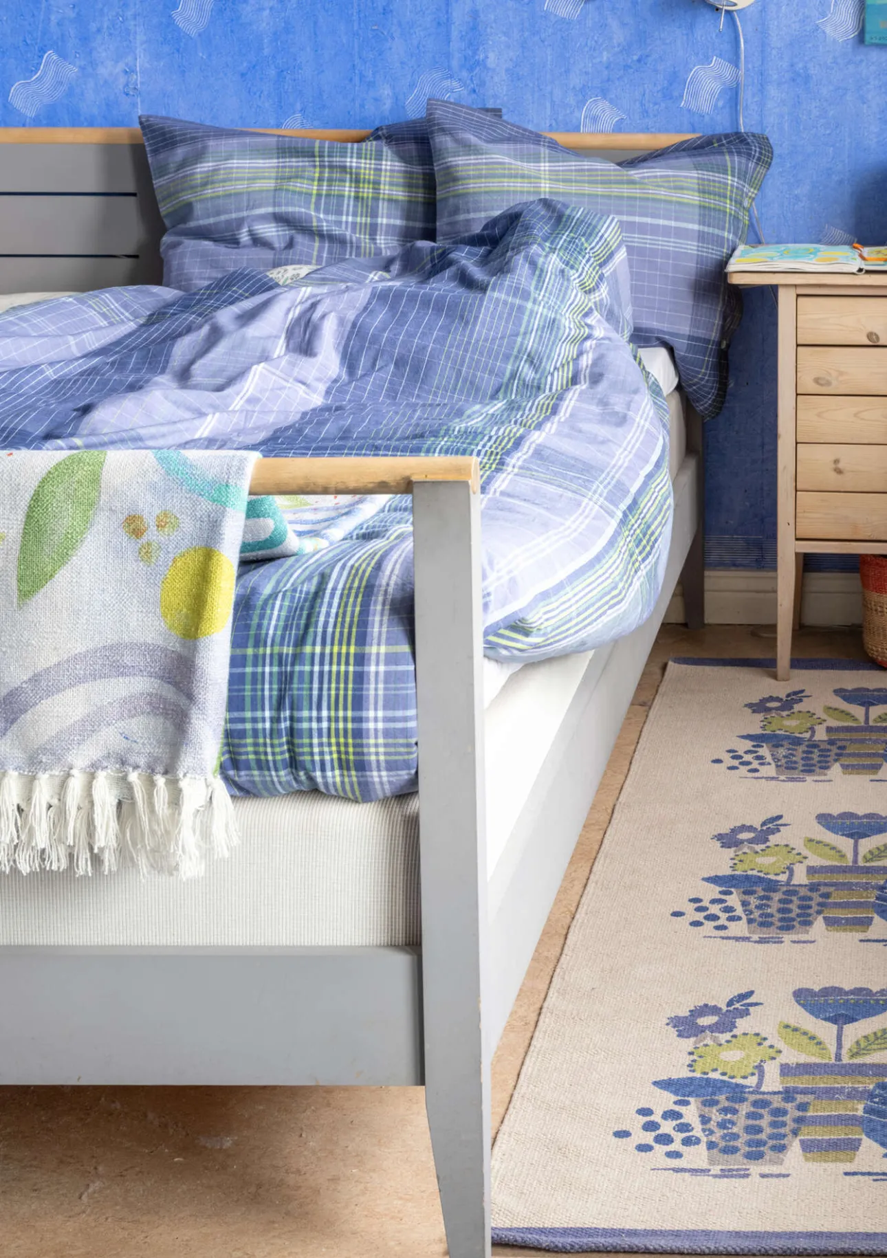 Gudrun Sjödén Bettbezug „Rainbow“ aus Bio-Baumwolle> Schlafzimmer Deko|Heimtextilien
