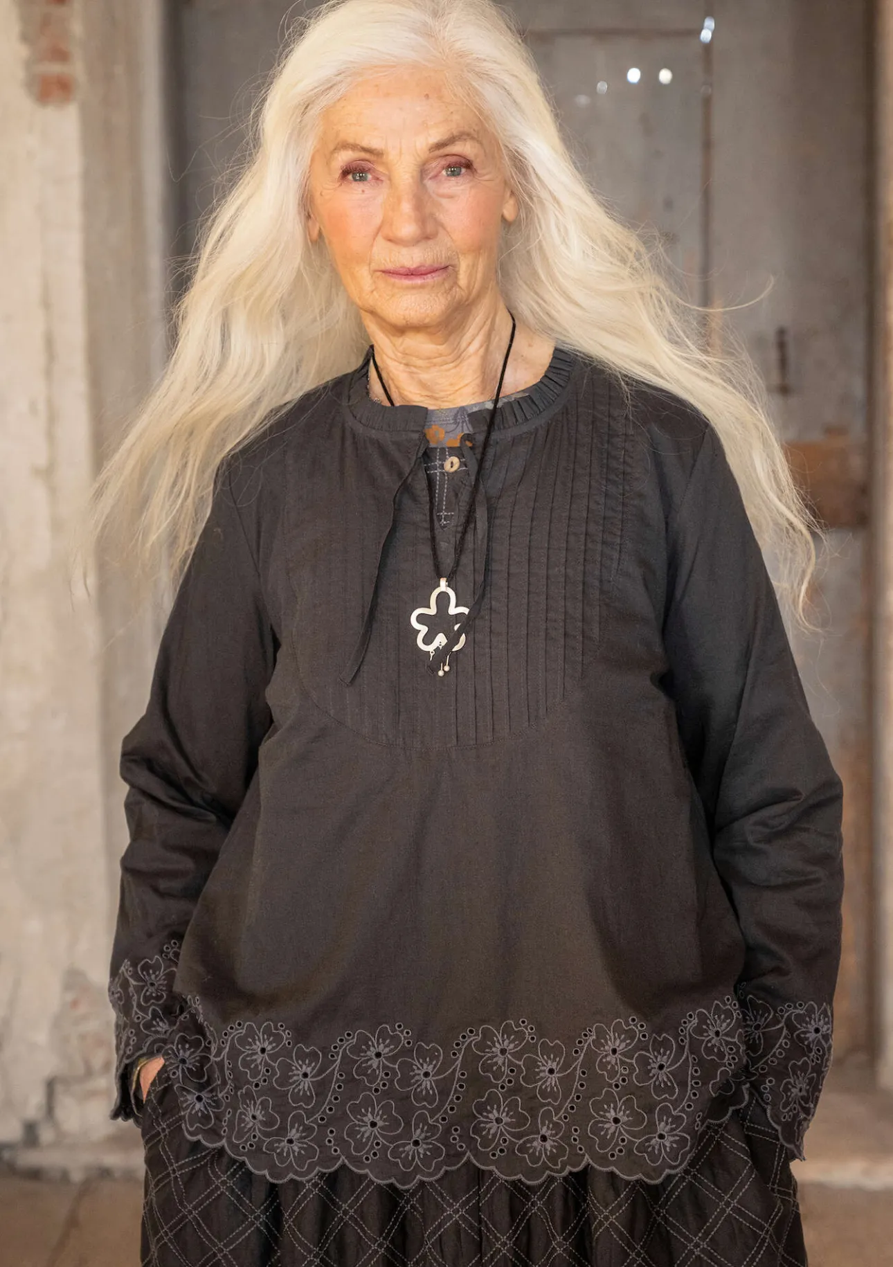 Gudrun Sjödén Bluse „Birta“ aus Bio-Baumwolle> Blusen