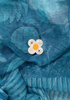 Gudrun Sjödén Brosche „Flower“ aus> Accessoires|Schmuck