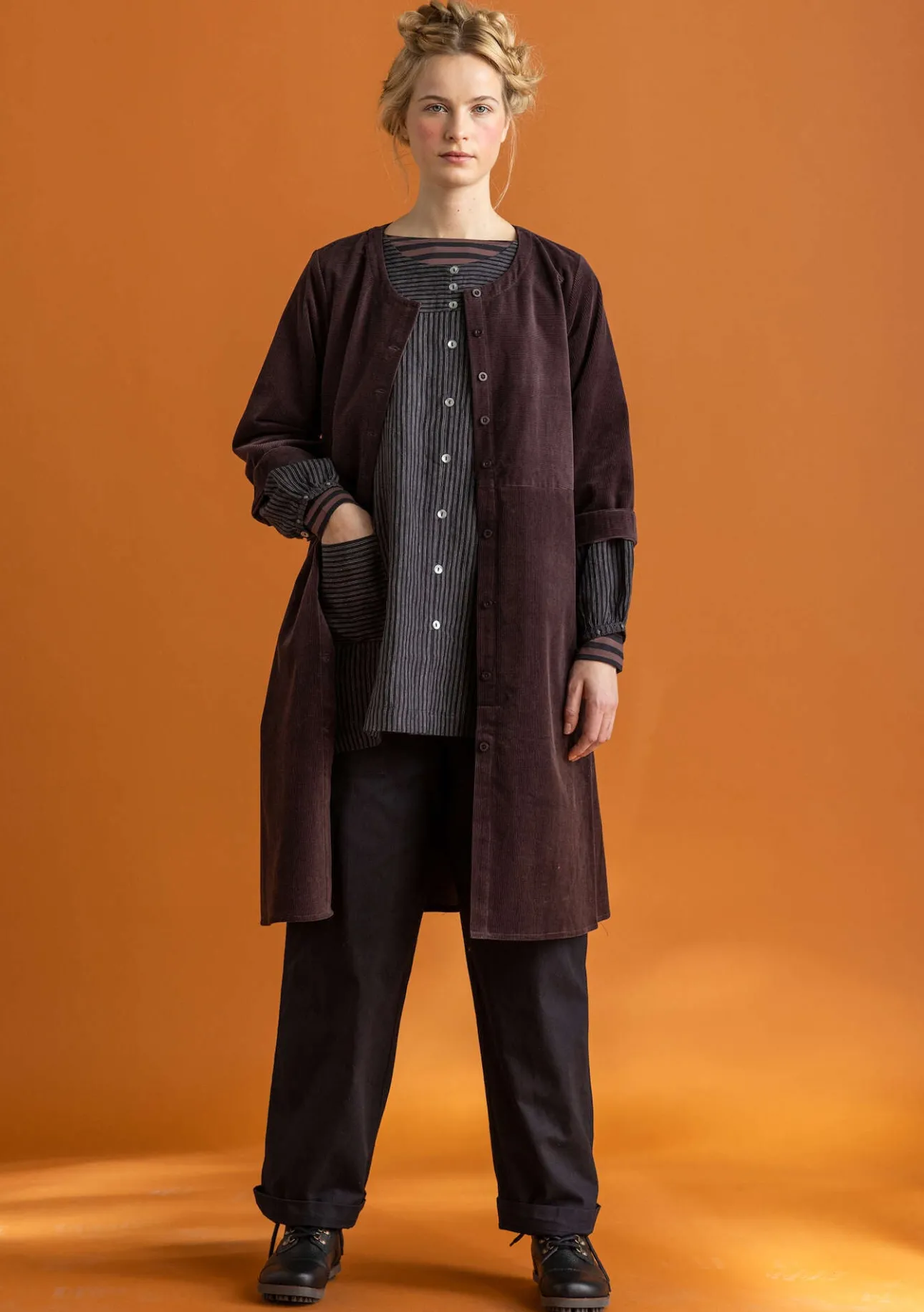 Gudrun Sjödén Cordkleid aus Bio-Baumwolle/Elasthan> Kleider