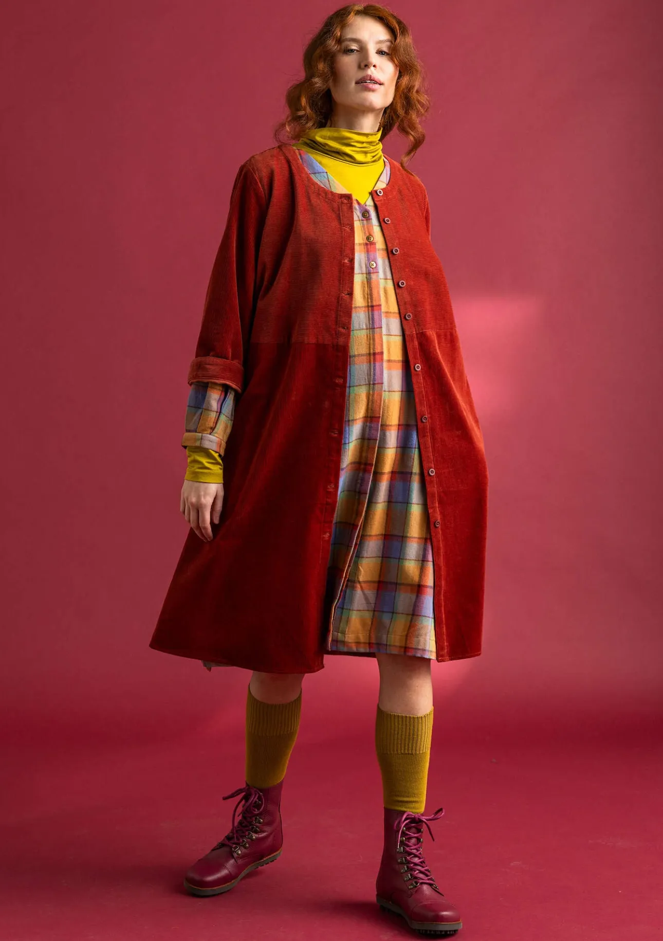 Gudrun Sjödén Cordkleid aus Bio-Baumwolle/Elasthan> Kleider