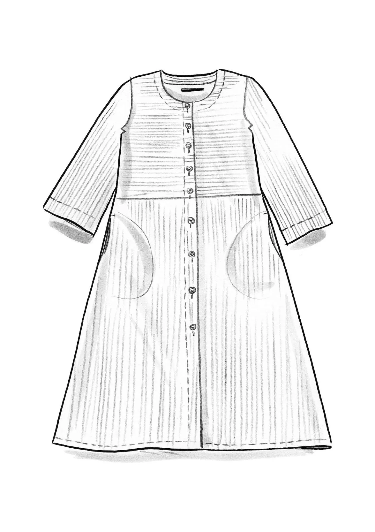 Gudrun Sjödén Cordkleid aus Bio-Baumwolle/Elasthan> Kleider