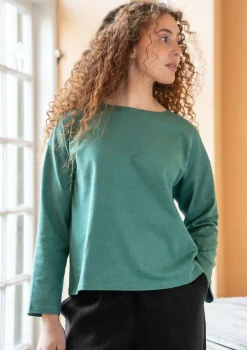 Gudrun Sjödén Einfarbiges Shirt aus Bio-Baumwolle> Pullover & Shirts