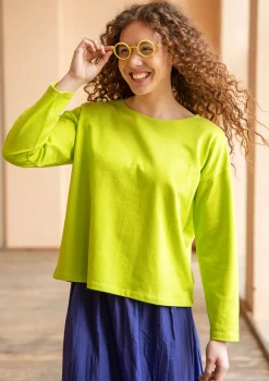 Gudrun Sjödén Einfarbiges Shirt aus Bio-Baumwolle> Pullover & Shirts