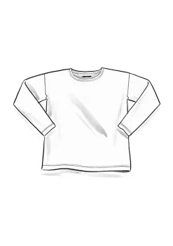 Gudrun Sjödén Einfarbiges Shirt aus Bio-Baumwolle> Pullover & Shirts