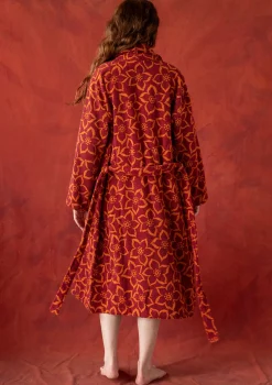 Gudrun Sjödén Frottee-Morgenmantel „Stars“ aus Bio-Baumwolle> Wäsche & Loungewear