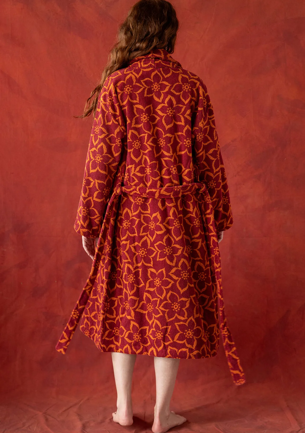 Gudrun Sjödén Frottee-Morgenmantel „Stars“ aus Bio-Baumwolle> Wäsche & Loungewear