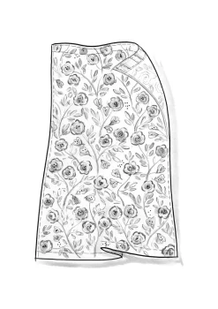 Gudrun Sjödén Gardine „Wild rose“ aus Leinen/Bio-Baumwolle> Gardinen|Heimtextilien