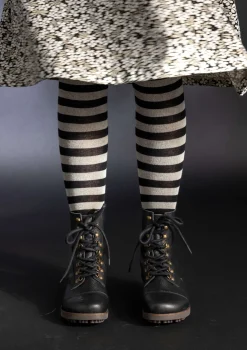 Gudrun Sjödén Gestreifte Strumpfhose aus Bio-Baumwolle> Accessoires