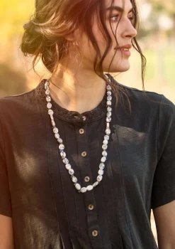 Gudrun Sjödén Halskette „Strandfynd“ aus Recycling-Glas/Recycling-Keramik> Schmuck