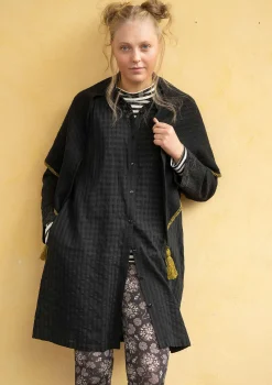Gudrun Sjödén Hemdblusenkleid „Värmland“ aus Bio-Baumwollgewebe> Pullover & Shirts|Kleider