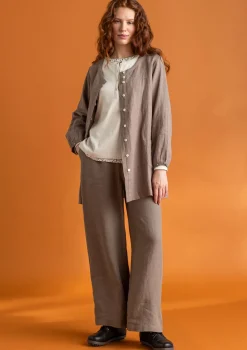 Gudrun Sjödén Hose „Asta“ aus Leinengewebe><noscript><img width=
