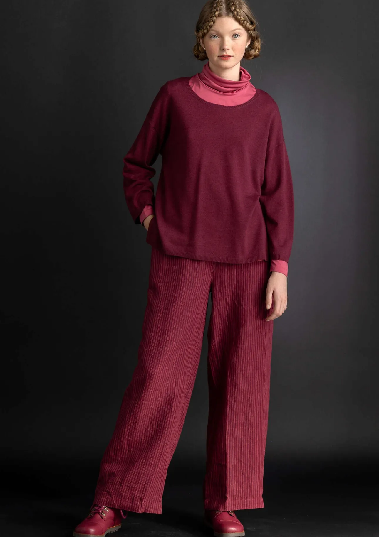 Gudrun Sjödén Hose „Asta“ aus Leinengewebe> Hosen