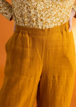 Gudrun Sjödén Hose „Asta“ aus Leinengewebe> Hosen