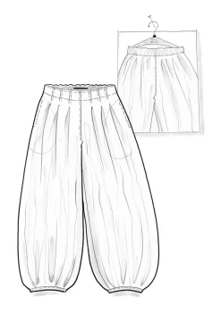 Gudrun Sjödén Hose aus Baumwolle/Seide><noscript><img width=