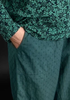 Gudrun Sjödén Hose aus Bio-Baumwolldobby><noscript><img width=