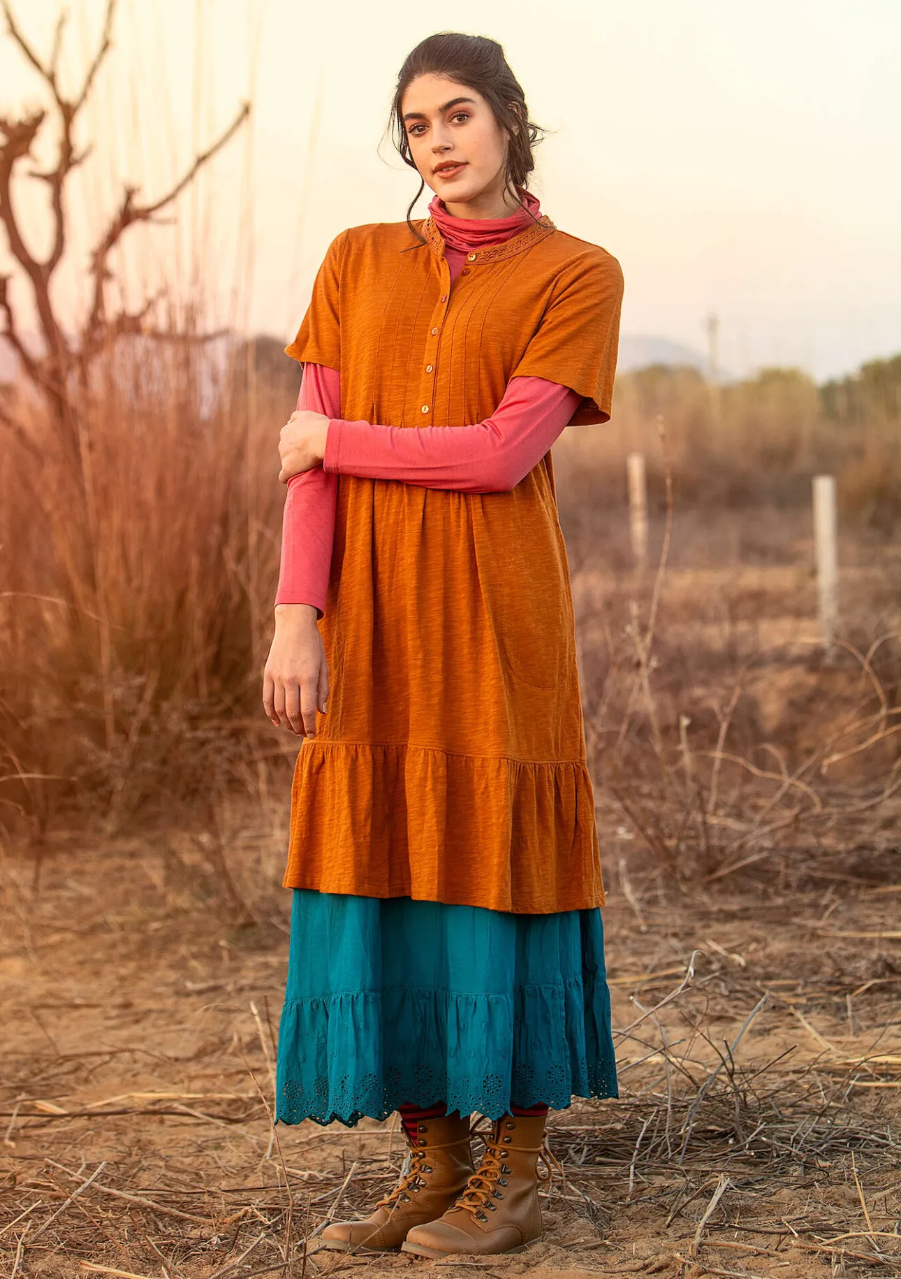 Gudrun Sjödén Jerseykleid aus Bio-Baumwolle> Kleider