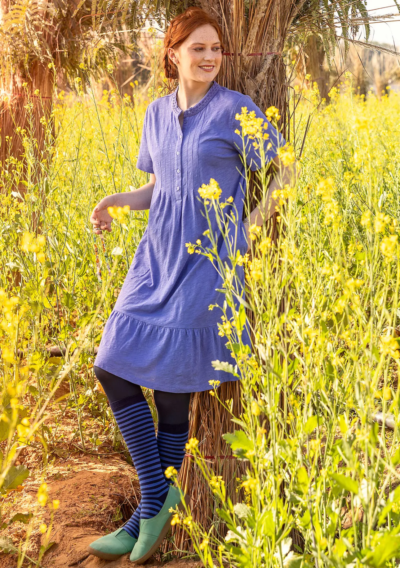 Gudrun Sjödén Jerseykleid aus Bio-Baumwolle> Kleider