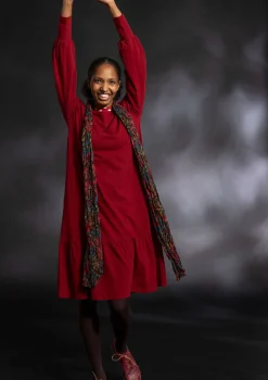 Gudrun Sjödén Jerseykleid aus Bio-Baumwolle/Leinen> Kleider