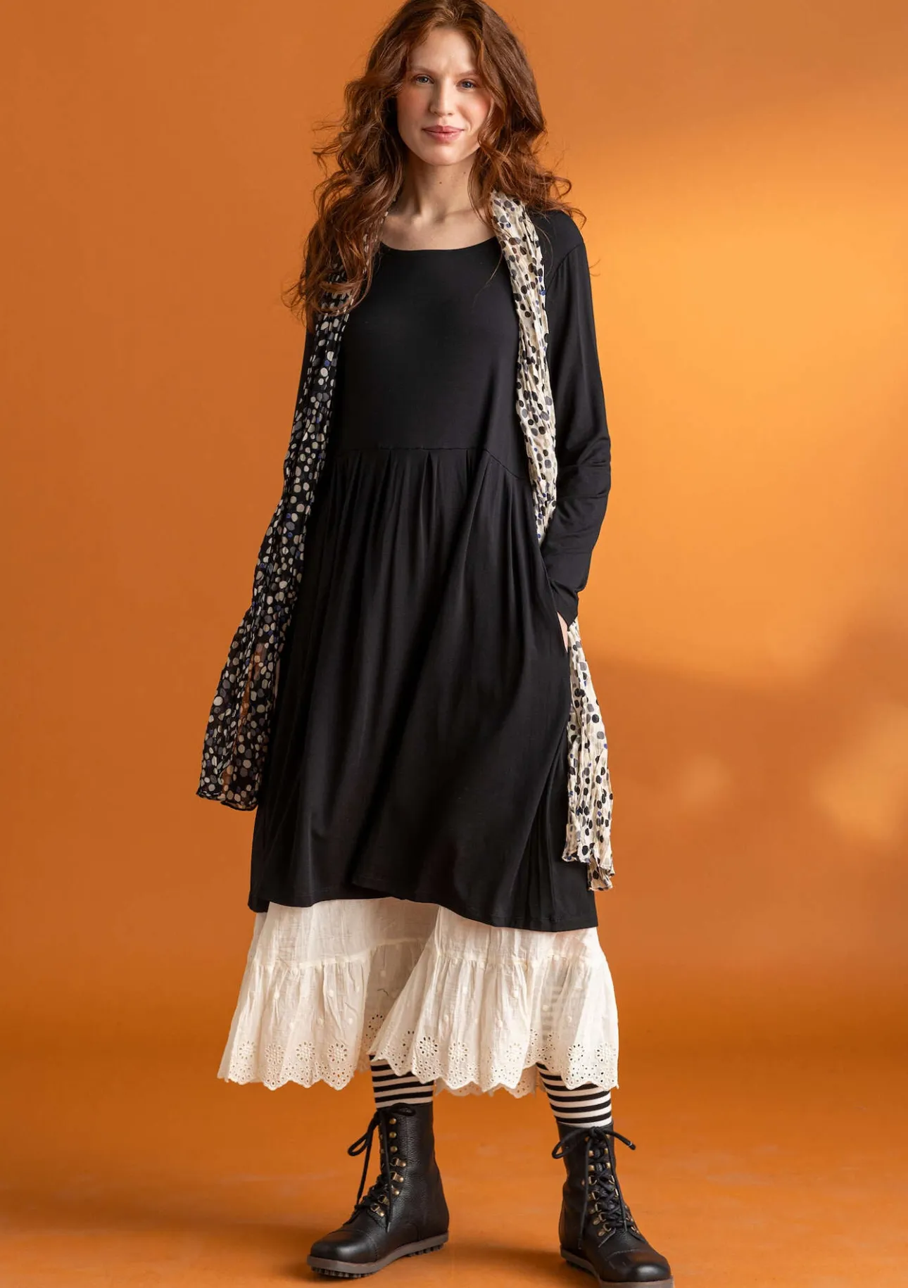 Gudrun Sjödén Jerseykleid „Helga“ aus Lyocell/Elasthan> Kleider