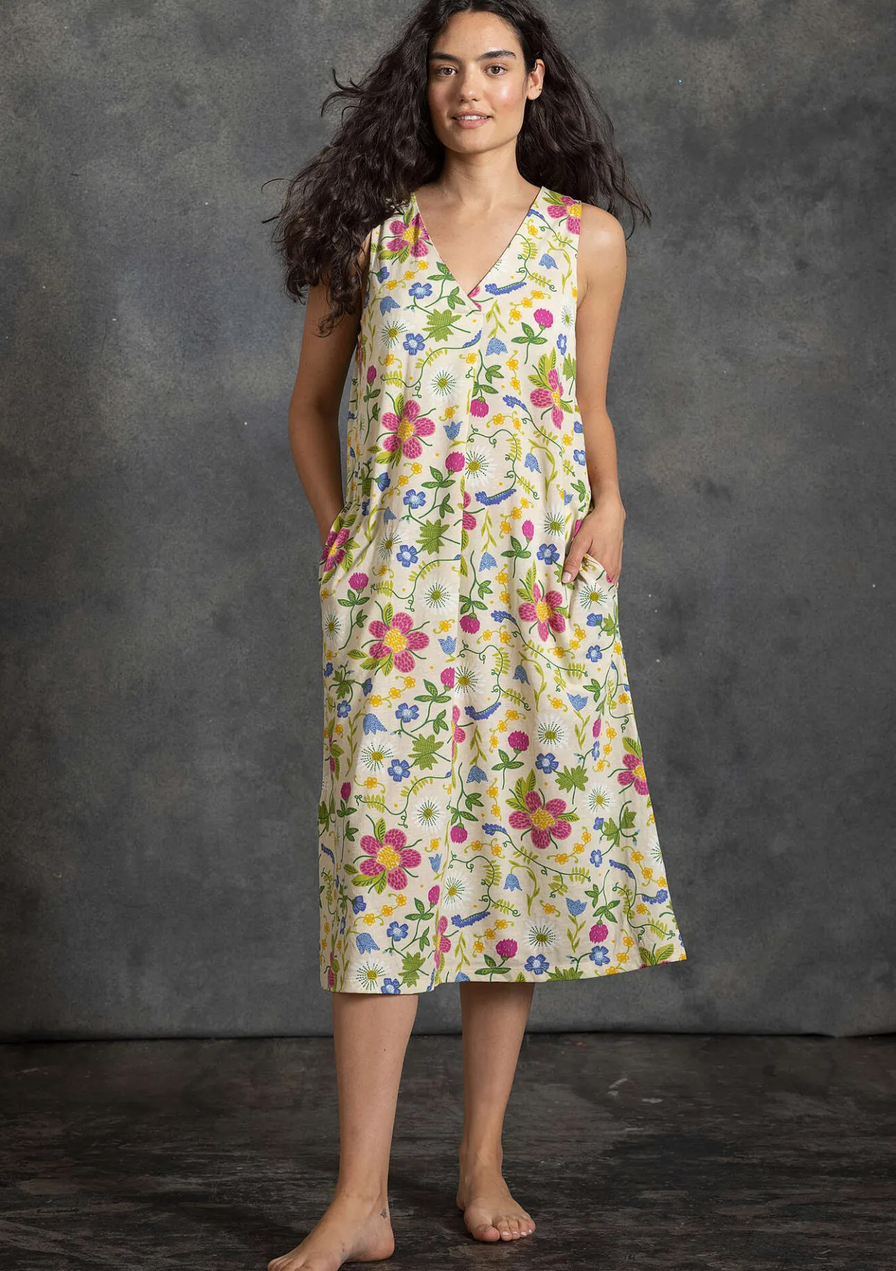 Gudrun Sjödén Jerseykleid „Midsommarsol“ aus Bio-Baumwolle> Kleider
