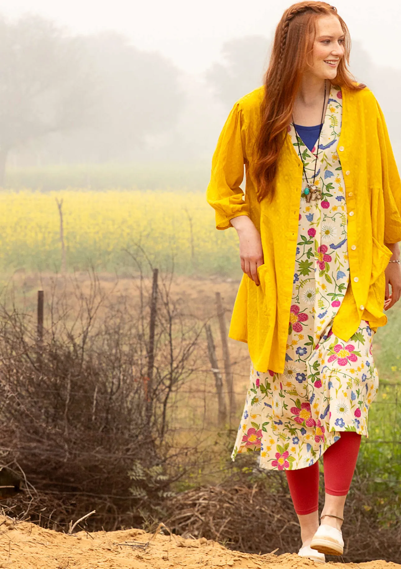 Gudrun Sjödén Jerseykleid „Midsommarsol“ aus Bio-Baumwolle> Kleider