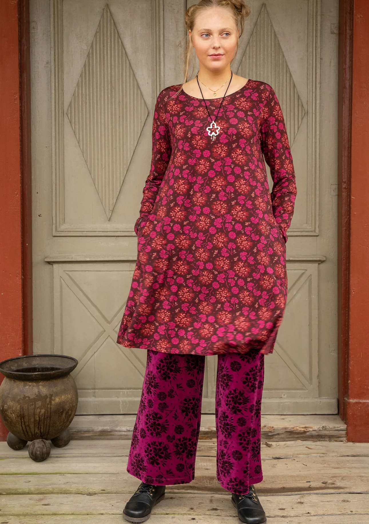 Gudrun Sjödén Jerseykleid „Pelargon“ aus Lyocell/Elasthan> Kleider