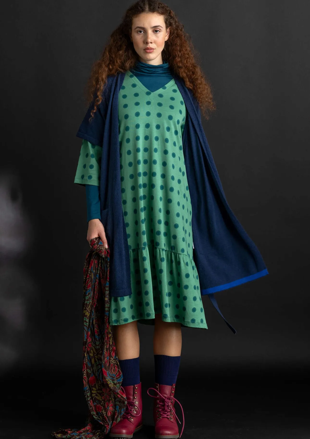 Gudrun Sjödén Jerseykleid „Tyra“ aus Bio-Baumwolle/Modal> Kleider