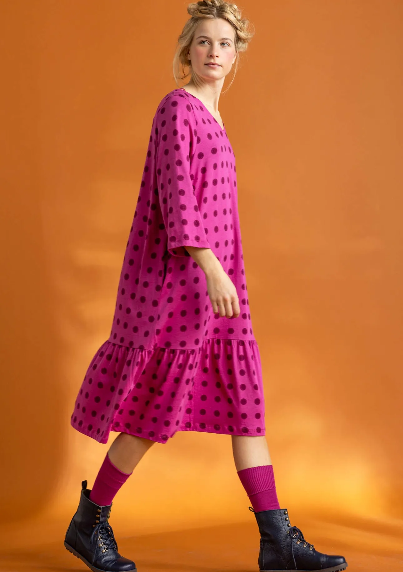 Gudrun Sjödén Jerseykleid „Tyra“ aus Bio-Baumwolle/Modal> Kleider