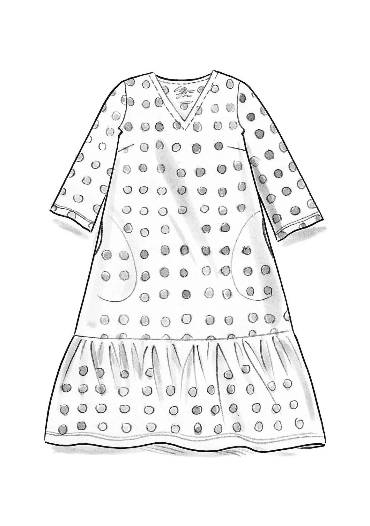 Gudrun Sjödén Jerseykleid „Tyra“ aus Bio-Baumwolle/Modal> Kleider