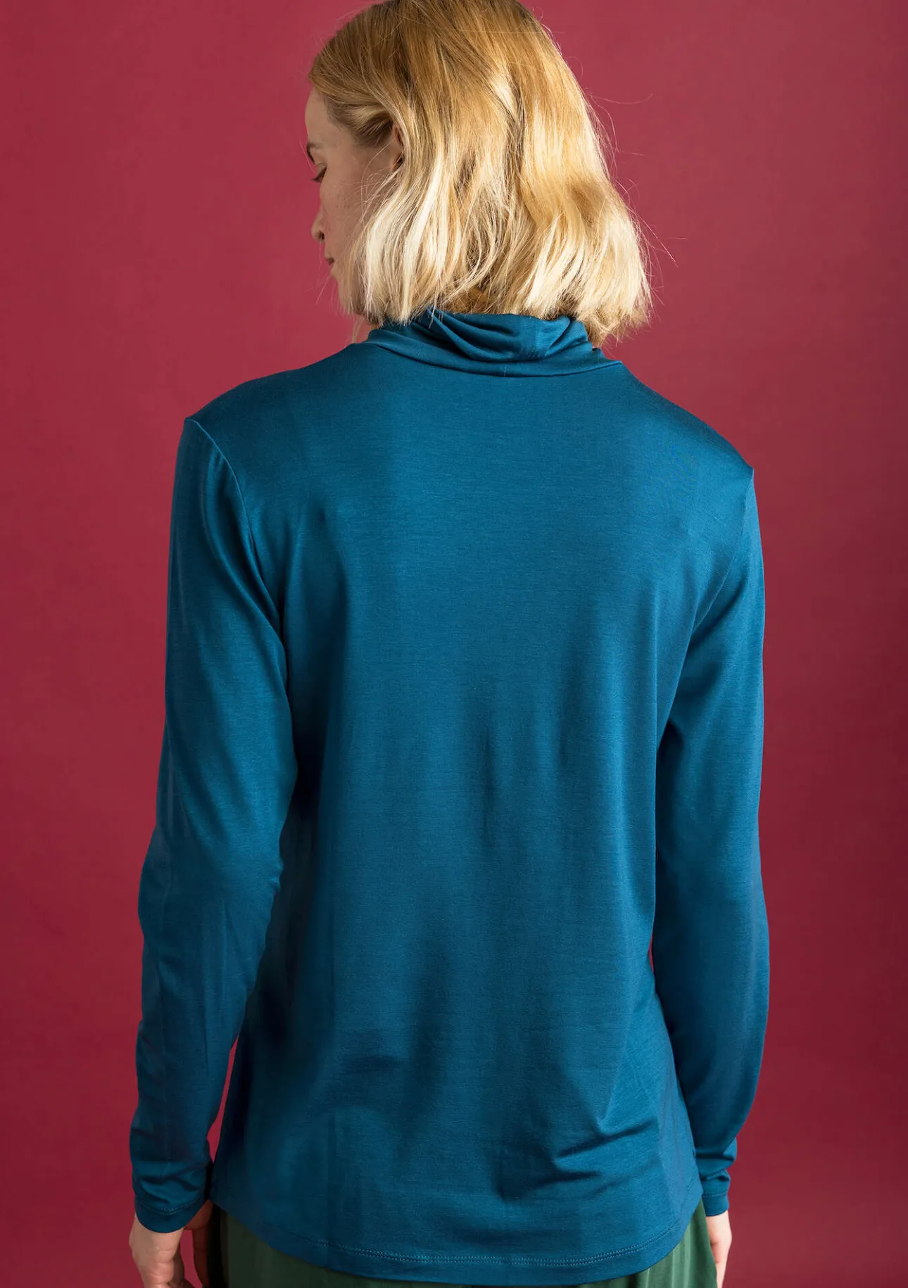 Gudrun Sjödén Jersey-Rollkragenshirt aus Lyocell/Elasthan> Pullover & Shirts
