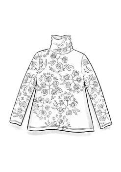 Gudrun Sjödén Jersey-Rollkragenshirt „Dagny“ aus Lyocell/Elasthan><noscript><img width=