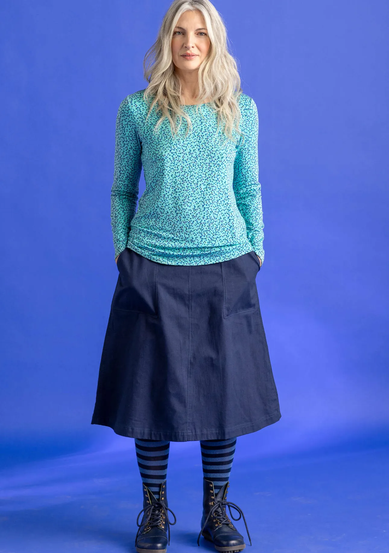 Gudrun Sjödén Jerseyshirt „Helga“ aus Lyocell/Elasthan> Pullover & Shirts
