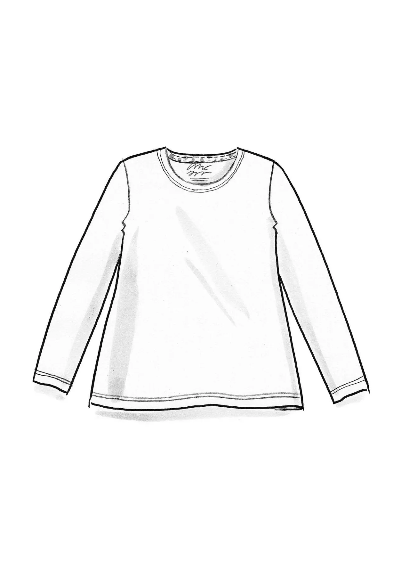 Gudrun Sjödén Jerseyshirt „Helga“ aus Lyocell/Elasthan> Pullover & Shirts