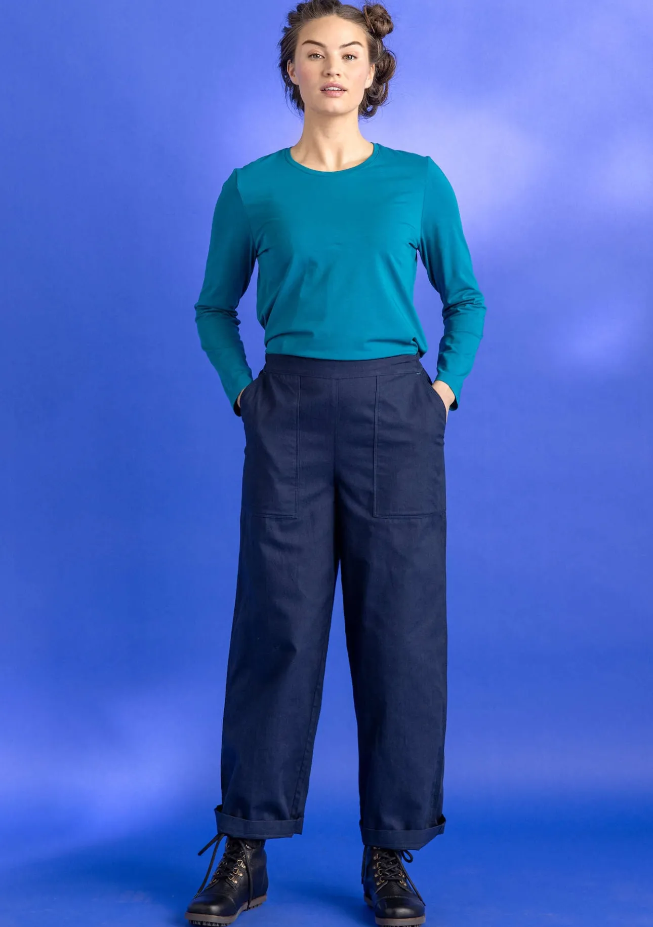 Gudrun Sjödén Jerseyshirt „Ylva“ aus Bio-Baumwolle/Elasthan> Pullover & Shirts
