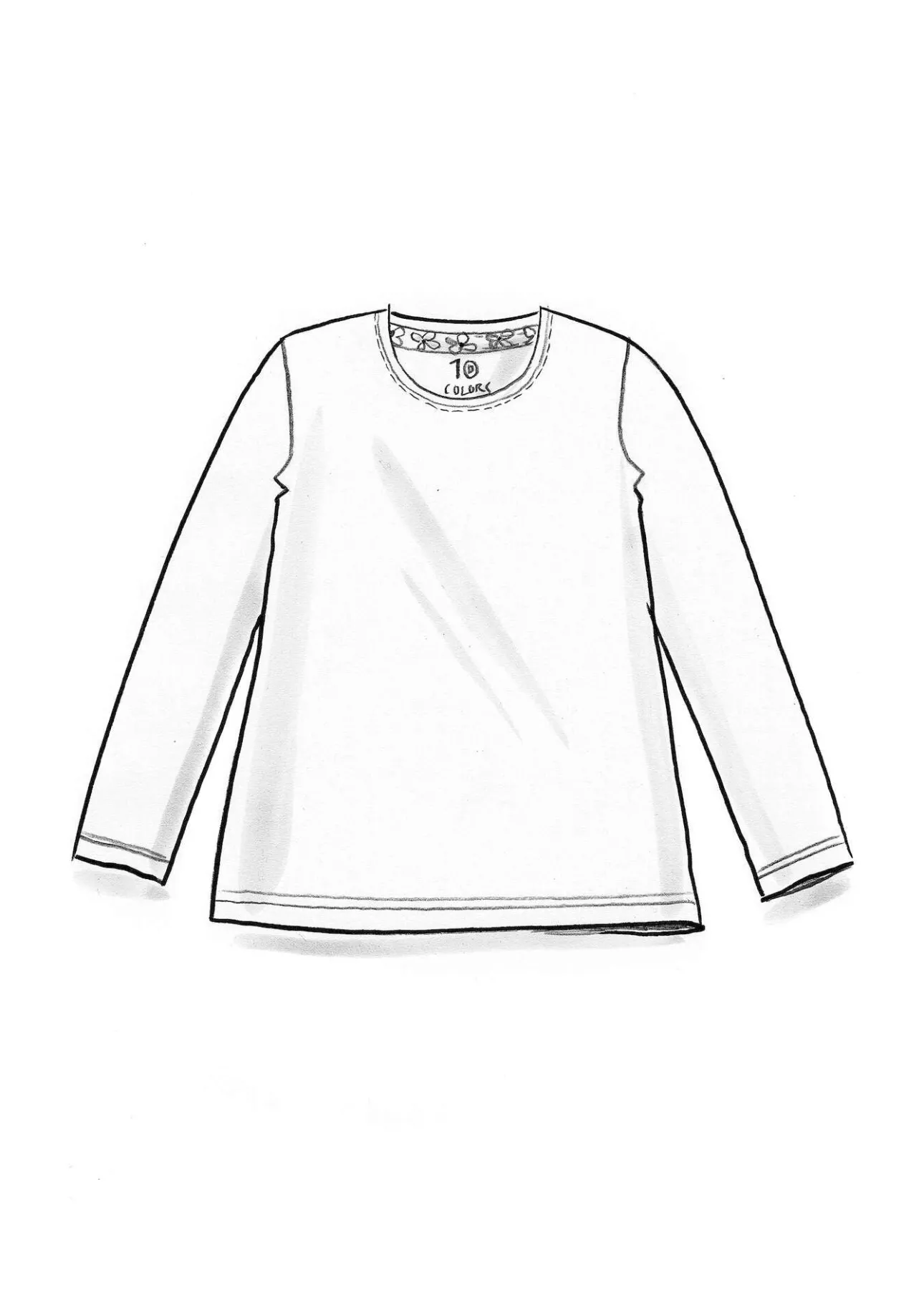 Gudrun Sjödén Jerseyshirt „Ylva“ aus Bio-Baumwolle/Elasthan> Pullover & Shirts