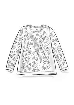 Gudrun Sjödén Jerseyshirt „Ylva“ aus Bio-Baumwolle/Elasthan><noscript><img width=