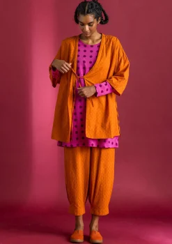 Gudrun Sjödén Kimono aus Bio-Baumwolldobby> Blusen
