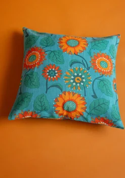 Gudrun Sjödén Kissenhülle „Sunflower“ aus Bio-Baumwolle/Leinen> Dekoration & Accessoires|Kissen