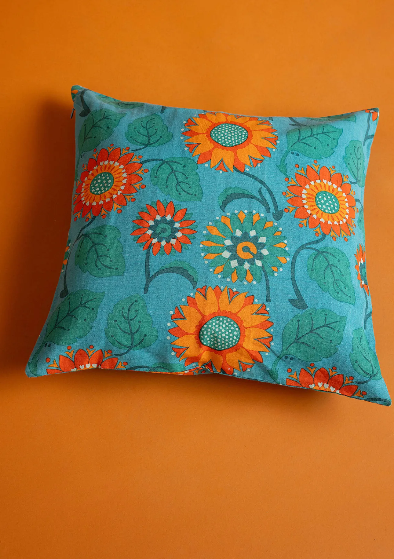 Gudrun Sjödén Kissenhülle „Sunflower“ aus Bio-Baumwolle/Leinen> Dekoration & Accessoires|Kissen