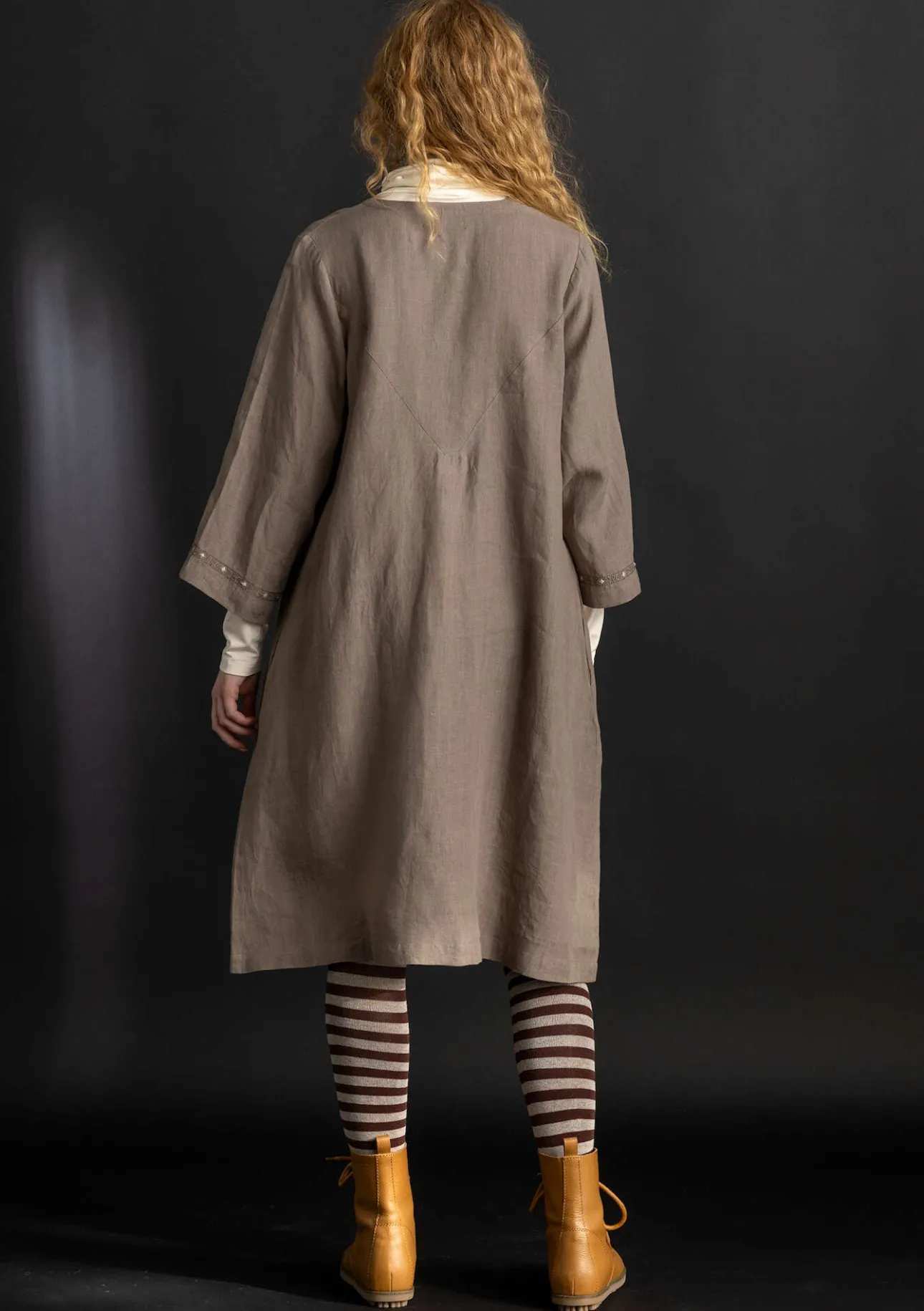 Gudrun Sjödén Kleid „Asta“ aus Leinengewebe> Kleider