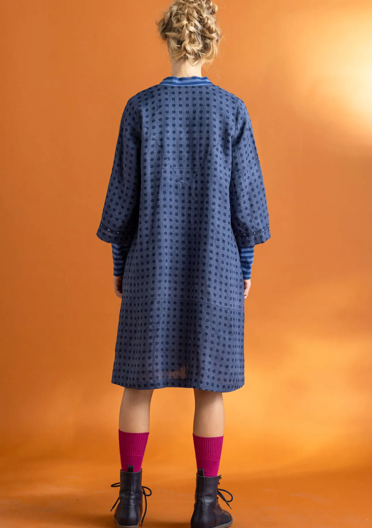 Gudrun Sjödén Kleid „Asta“ aus Leinengewebe> Kleider