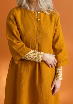 Gudrun Sjödén Kleid „Asta“ aus Leinengewebe> Kleider