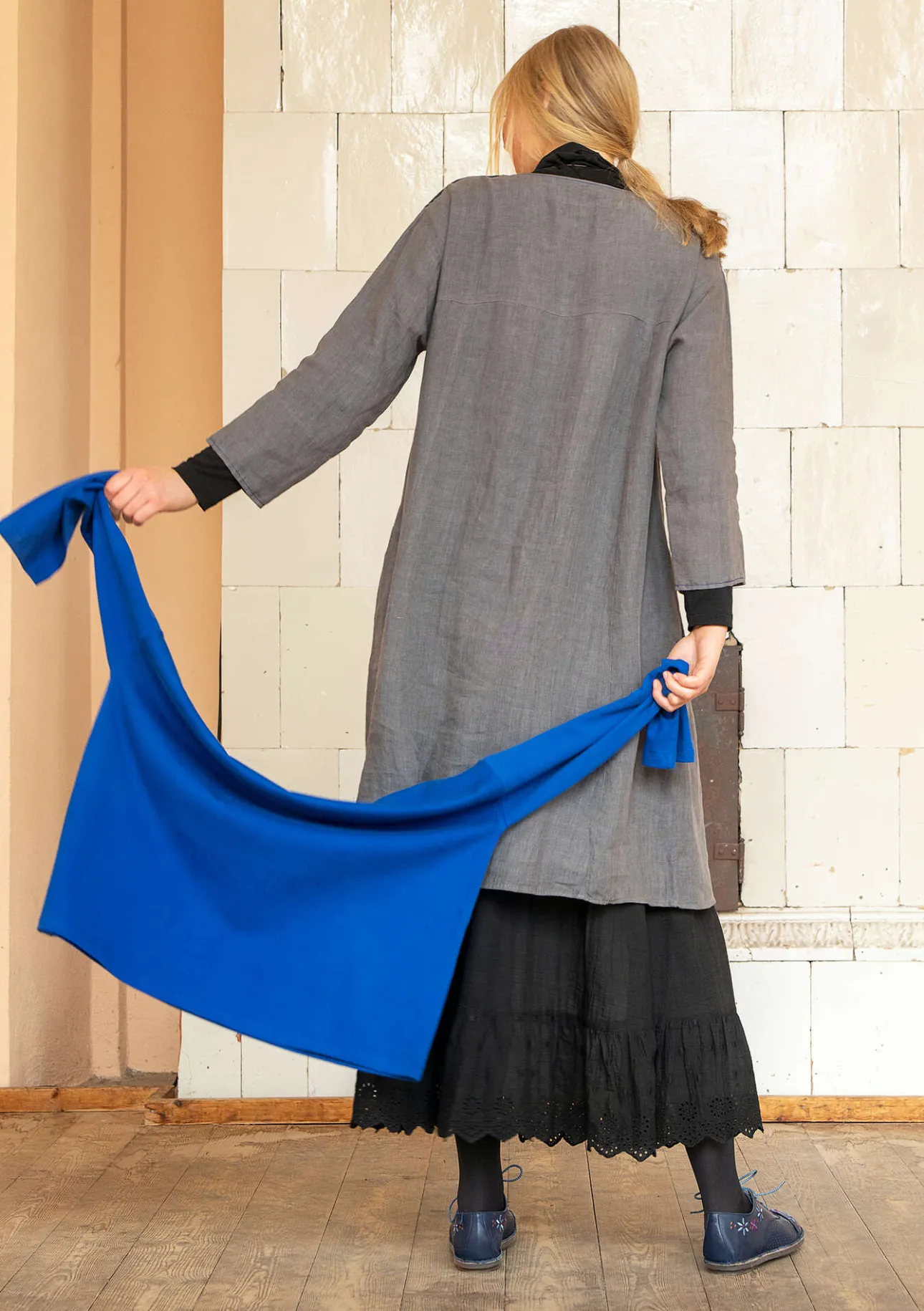 Gudrun Sjödén Kleid aus Leinengewebe> Kleider