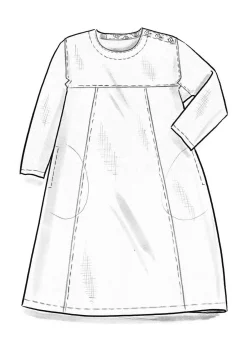 Gudrun Sjödén Kleid aus Leinengewebe><noscript><img width=