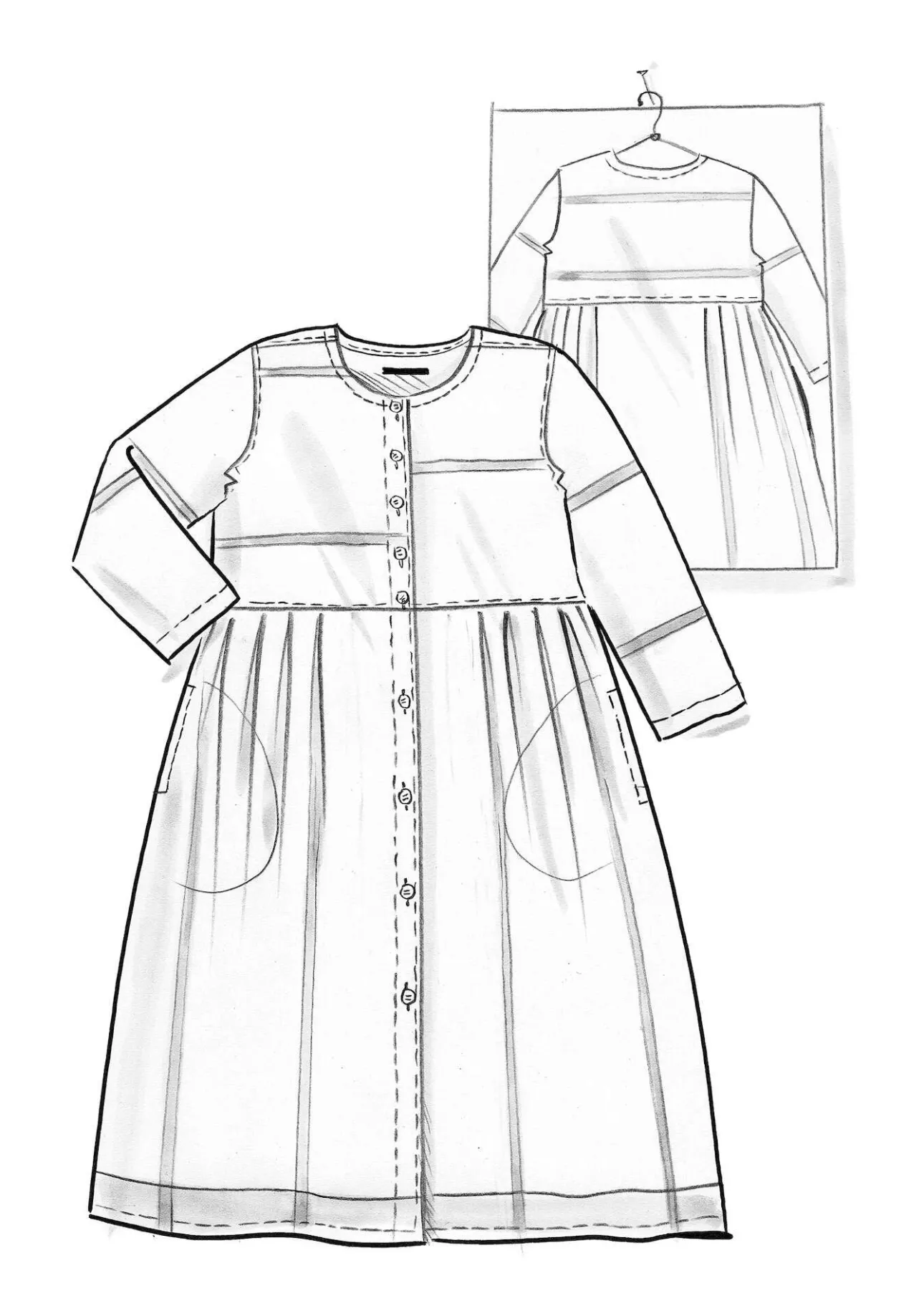 Gudrun Sjödén Kleid „Ava” aus Bio-Baumwollgewebe> Kleider